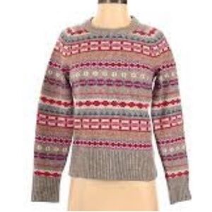 J Crew 💯 Wool FairIsle Sweater